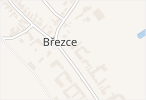 Březce v obci Štěpánov - mapa části obce