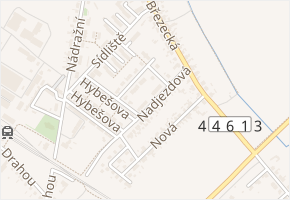 Nadjezdová v obci Štěpánov - mapa ulice