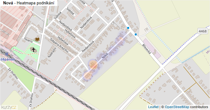 Nová - mapa podnikání