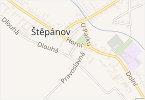 Sokolská v obci Štěpánov - mapa ulice