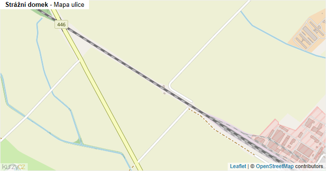 Strážní domek - mapa ulice