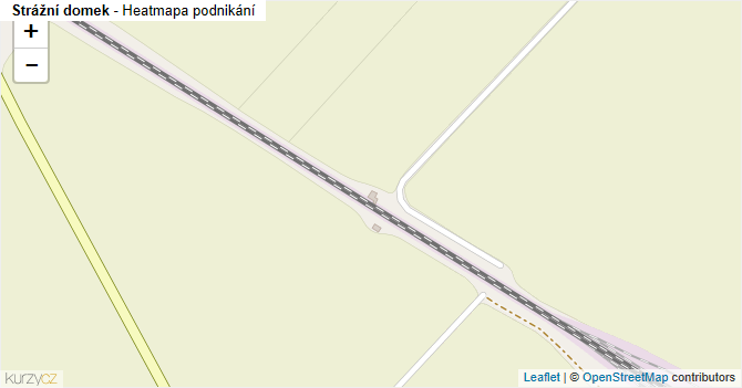 Strážní domek - mapa podnikání