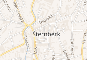 Jaroslavova v obci Šternberk - mapa ulice
