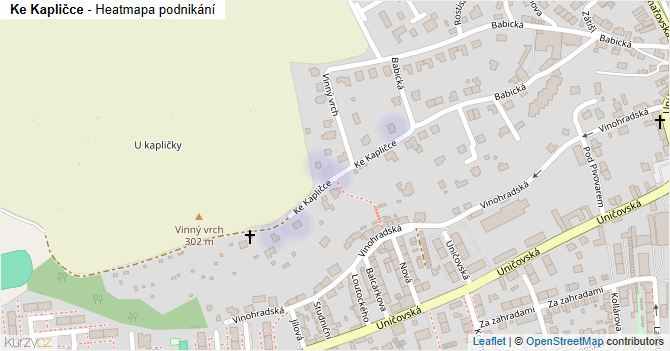 Ke Kapličce - mapa podnikání