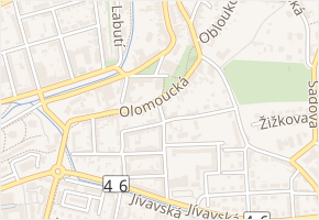 Krátká v obci Šternberk - mapa ulice