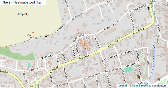 Nová - mapa podnikání