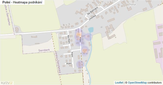 Polní - mapa podnikání