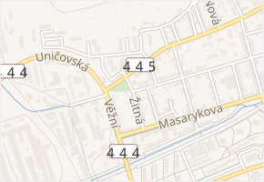 Žitná v obci Šternberk - mapa ulice