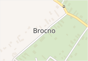 Brocno v obci Štětí - mapa části obce
