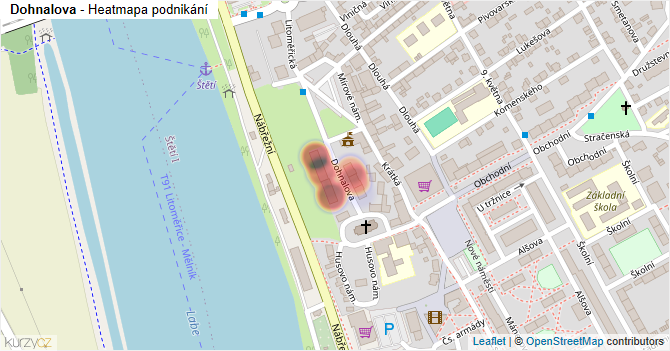 Dohnalova - mapa podnikání