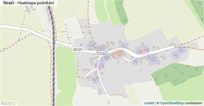 Stračí - mapa podnikání