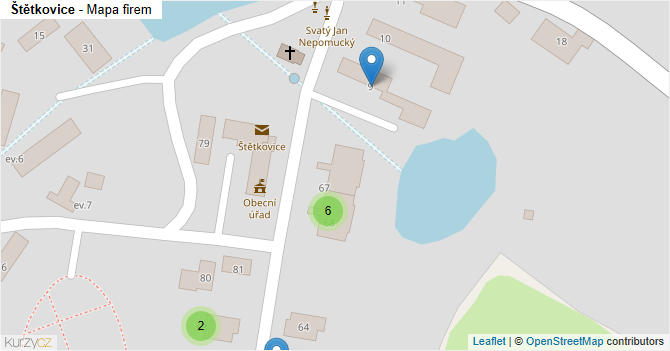 Štětkovice - mapa firem