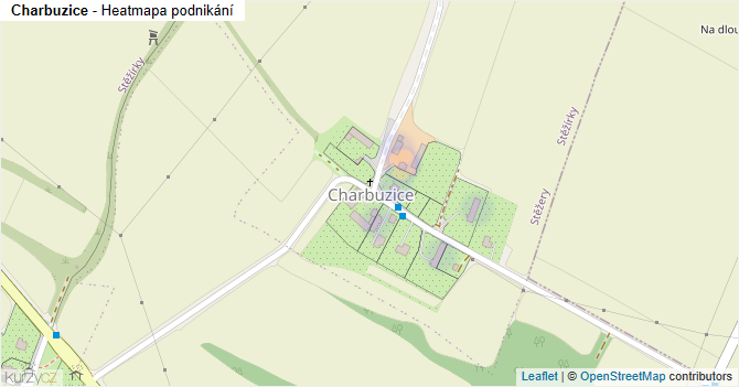 Charbuzice - mapa podnikání