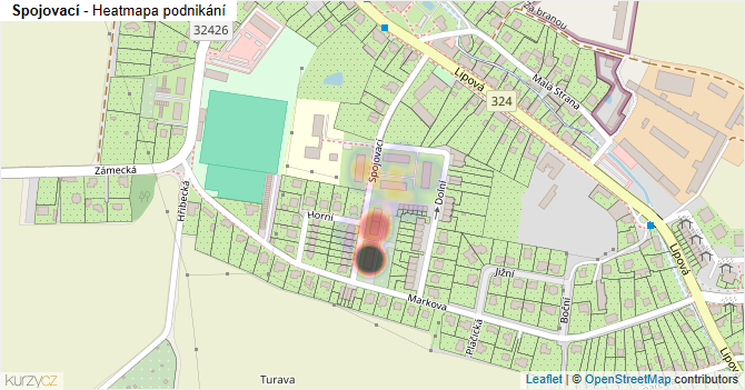Spojovací - mapa podnikání