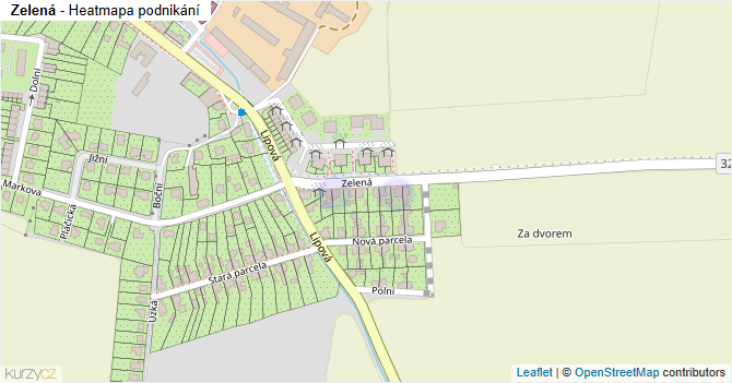 Zelená - mapa podnikání