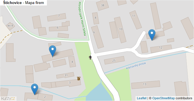 Štichovice - mapa firem