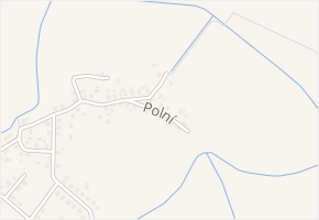 Polní v obci Štítina - mapa ulice