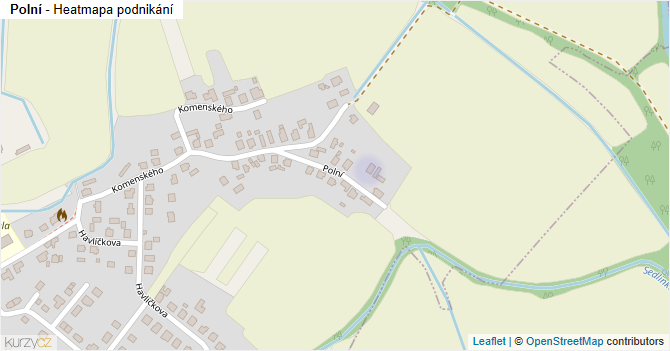 Polní - mapa podnikání