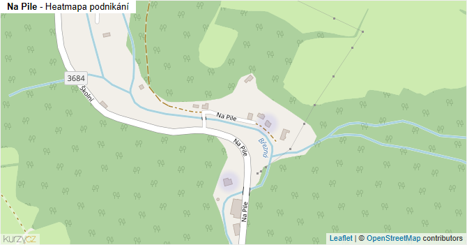 Na Pile - mapa podnikání
