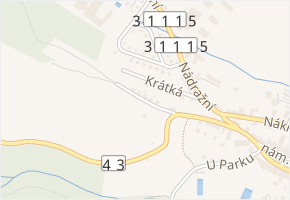 U Vodojemu v obci Štíty - mapa ulice