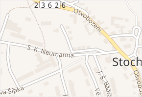 Družstevní v obci Stochov - mapa ulice