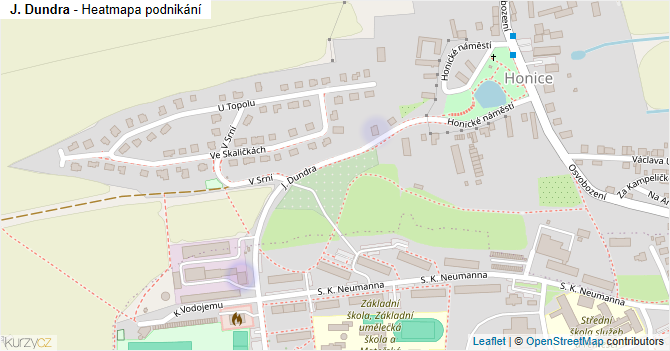J. Dundra - mapa podnikání