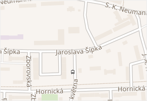 Jaroslava Šípka v obci Stochov - mapa ulice