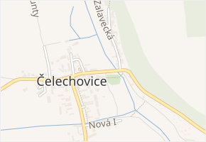 Kačická v obci Stochov - mapa ulice
