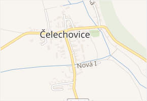 Lipinská v obci Stochov - mapa ulice