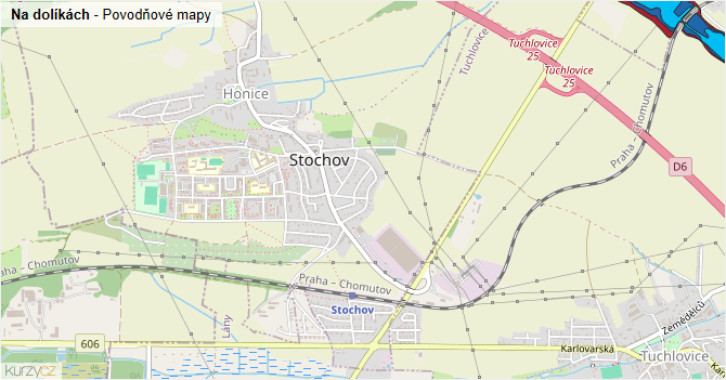 Na dolíkách - záplavové mapy stoleté vody