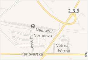 Nádražní v obci Stochov - mapa ulice