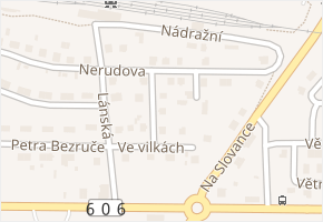 Souběžná v obci Stochov - mapa ulice