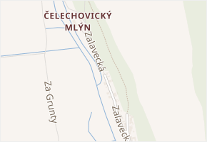 Zalavecká v obci Stochov - mapa ulice