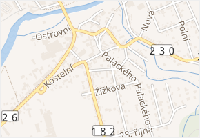 Alšova v obci Stod - mapa ulice