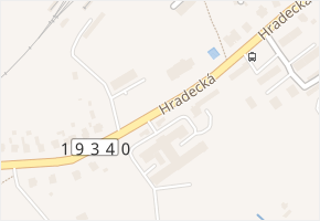 Hradecká v obci Stod - mapa ulice