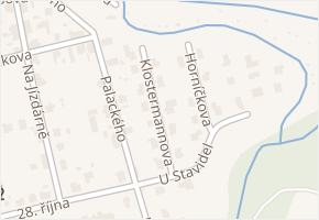 Klostermannova v obci Stod - mapa ulice