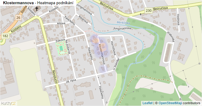 Klostermannova - mapa podnikání