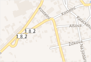 Kostelní v obci Stod - mapa ulice