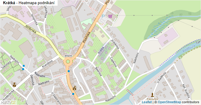 Krátká - mapa podnikání