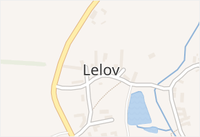 Lelov v obci Stod - mapa části obce