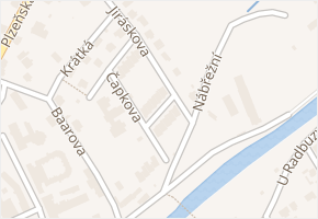 Mládežnická v obci Stod - mapa ulice