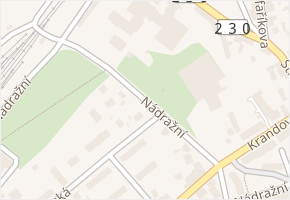 Nádražní v obci Stod - mapa ulice