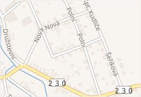 Zahradní v obci Stod - mapa ulice
