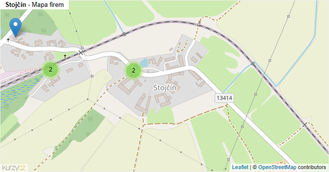 Stojčín - mapa firem