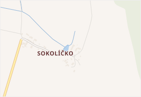 Sokolíčko v obci Stonařov - mapa části obce