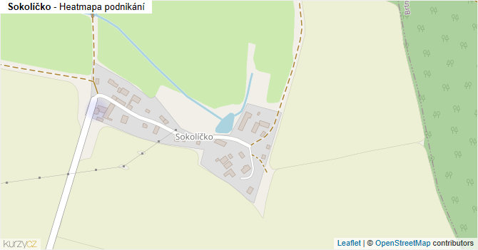Sokolíčko - mapa podnikání