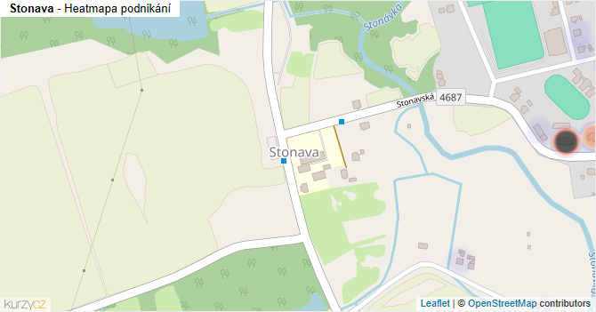 Stonava - mapa podnikání