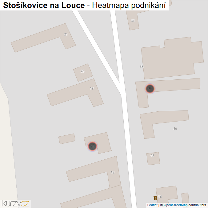 Mapa Stošíkovice na Louce - Firmy v obci.