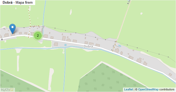 Dobrá - mapa firem