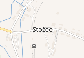 Stožec v obci Stožec - mapa části obce